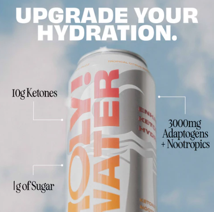 Upgrade your hydration and improve your mental clarity with holy water 