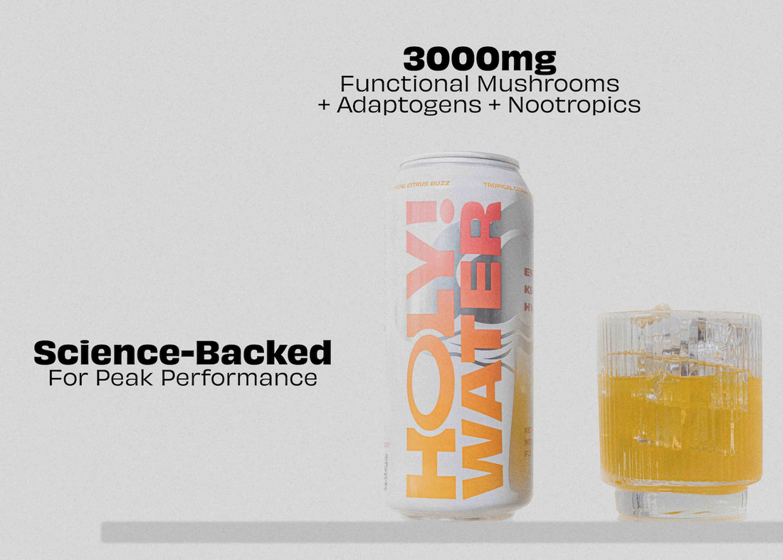 Holy Waters combination of ketones and adaptogens help you stay calm, focused, and burn more fat